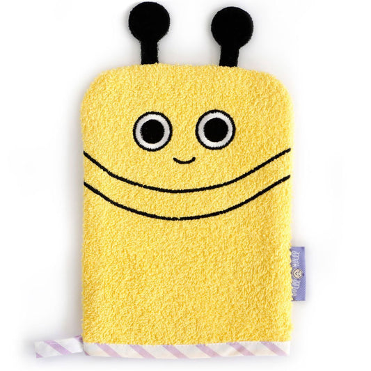 Milk&Moo Buzzy Bee badhandschoen, 100% katoen, ultrazacht, voor kinderen Joy&Bloom