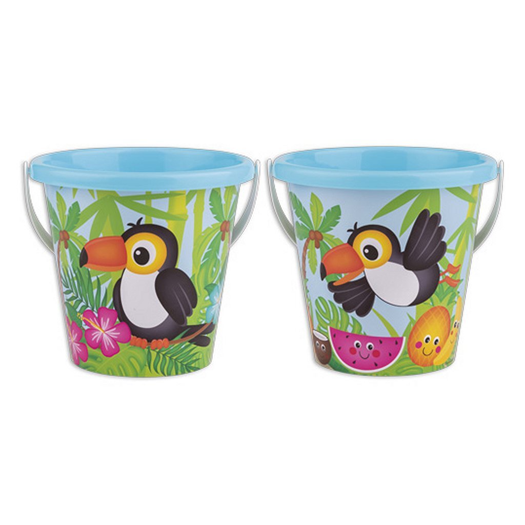 Basic Emmer Met Toekan-Print 17 Cm Default Title Strandsets/Emmersets Joy&Bloom