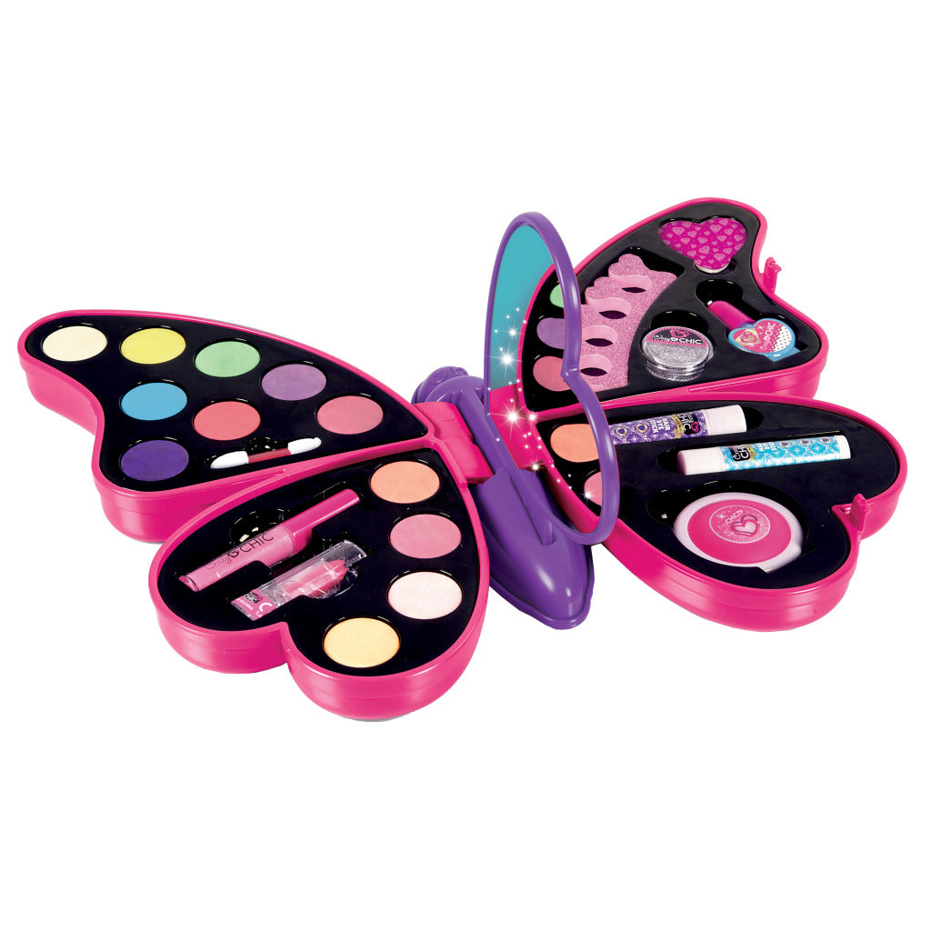Clementoni Crazy Chic Butterfly Beautyset Make-Up Koffer Make-up en Haar Joy&Bloom