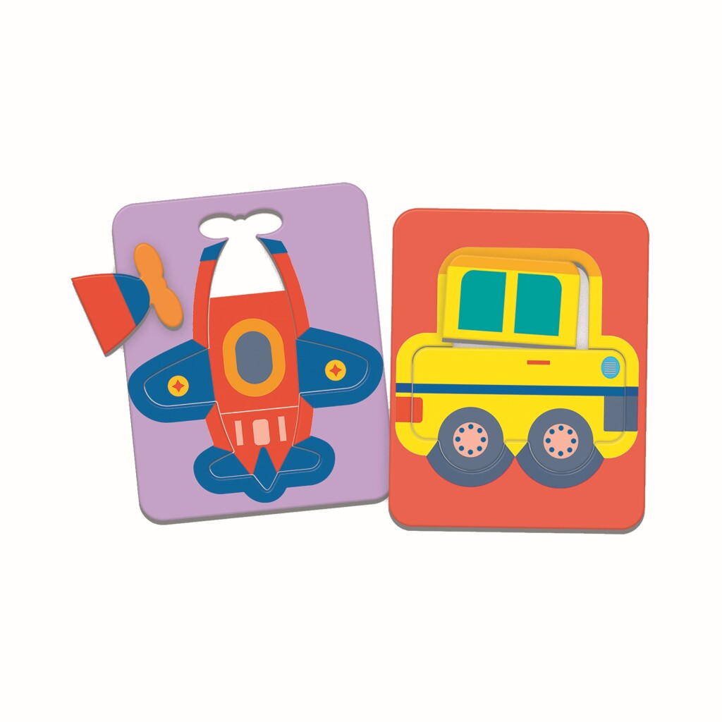 Clementoni Little Match Fun Vehicles Puzzels Joy&Bloom