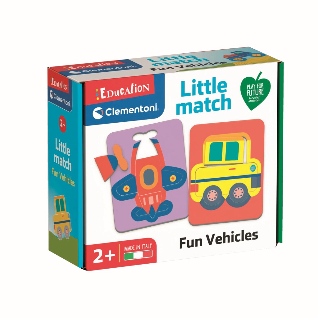 Clementoni Little Match Fun Vehicles Default Title Puzzels Joy&Bloom