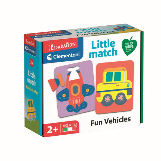 Clementoni Little Match Fun Vehicles Default Title Puzzels Joy&Bloom