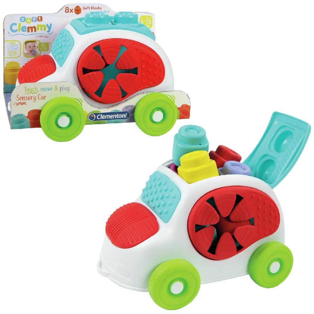 Clementoni Soft Clemmy Sensory Car Default Title Auto's & Voertuigen Joy&Bloom