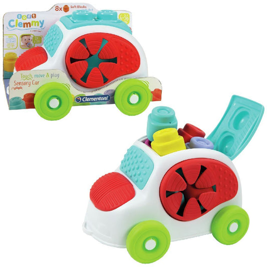 Clementoni Soft Clemmy Sensory Car Default Title Auto's & Voertuigen Joy&Bloom