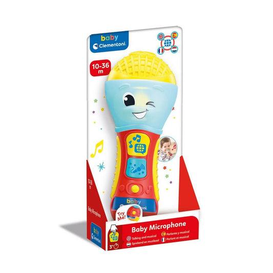 Clementoni Baby Microfoon + Licht En Geluid Default Title Interactief Speelgoed Joy&Bloom