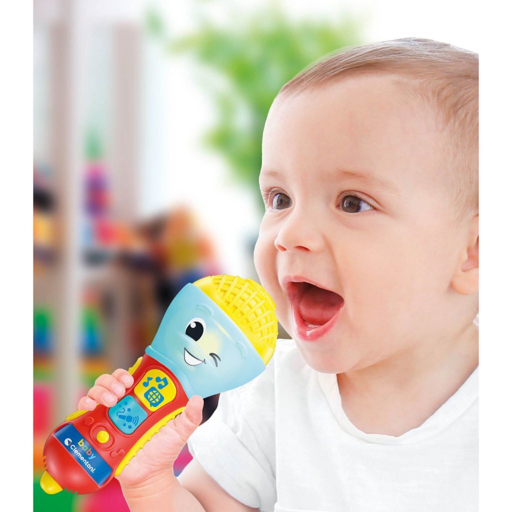 Clementoni Baby Microfoon + Licht En Geluid Interactief Speelgoed Joy&Bloom