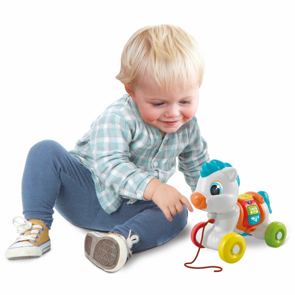 Clementoni Baby Trekfiguur Paard + Geluid Interactief Speelgoed Joy&Bloom
