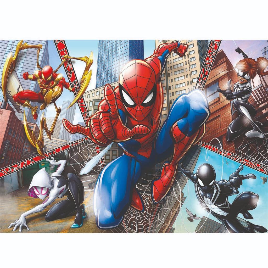 Clementoni Supercolor Puzzel Spiderman 2X60 Stukjes Kinderpuzzels Joy&Bloom