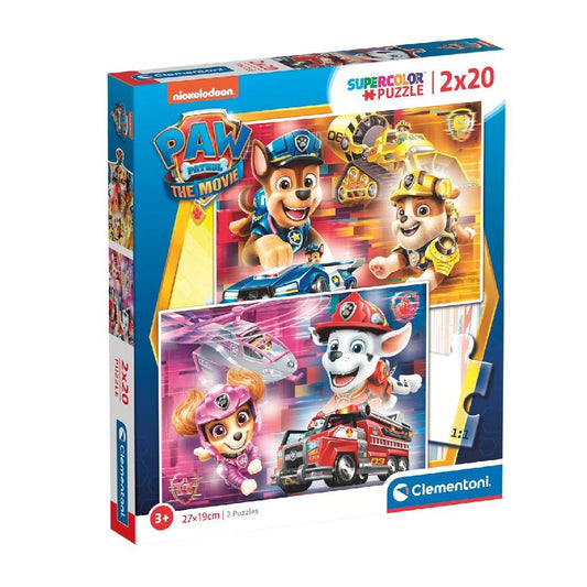 Clementoni Paw Patrol The Movie Puzzel 2X20 Stukjes Default Title Paw Patrol Joy&Bloom