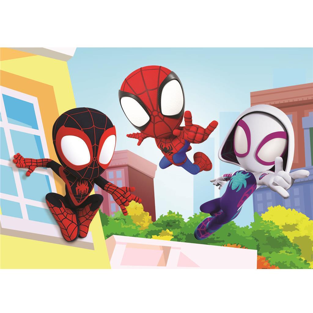 Clementoni Supercolor Puzzel Spidey And His Amazing Friends 2X20 Stukjes Kinderpuzzels Joy&Bloom