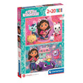 Clementoni Supercolor Puzzel Gabbys Dollhouse 2X20 Stukjes Default Title Gabby's Dollhouse Joy&Bloom