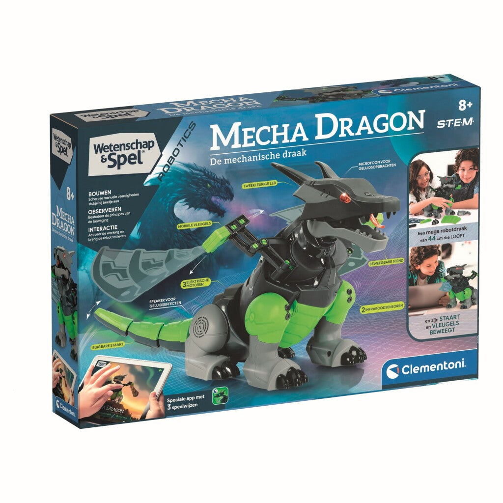 Clementoni Coding Lab Mecha Dragon Wetenschap/Experimenten Joy&Bloom