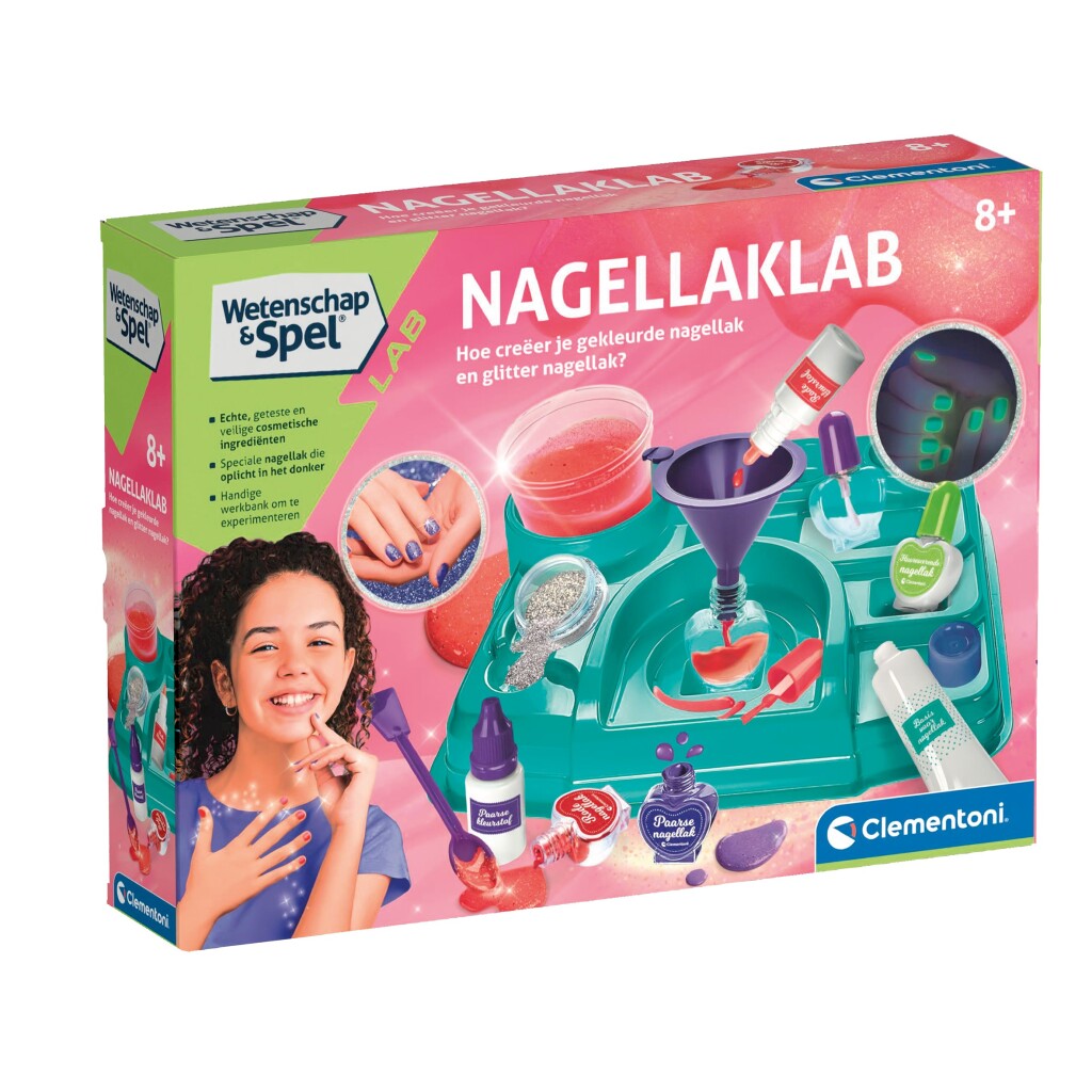 Clementoni Wetenschap En Spel Nagellaklab Wetenschap/Experimenten Joy&Bloom