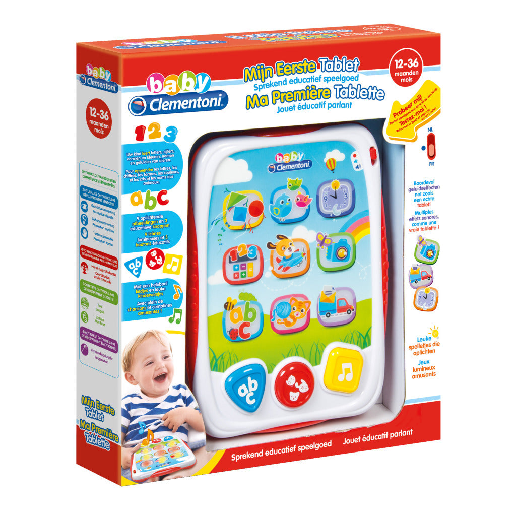 Clementoni Mijn Eerste Tablet Interactief Speelgoed Joy&Bloom