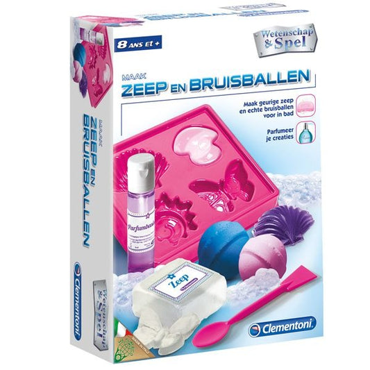 Clementoni Wetenschap Zeep En Bruisballen Maken Default Title Wetenschap/Experimenten Joy&Bloom