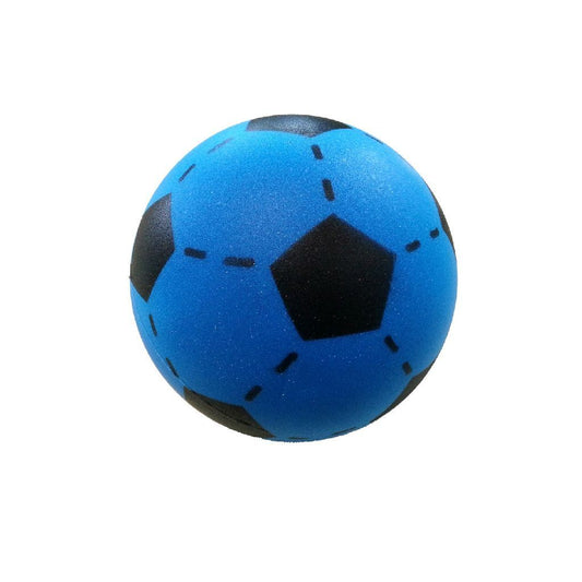 Overige Merken Soft Voetbal 20 Cm Blauw/Zwart Default Title Ballen Joy&Bloom