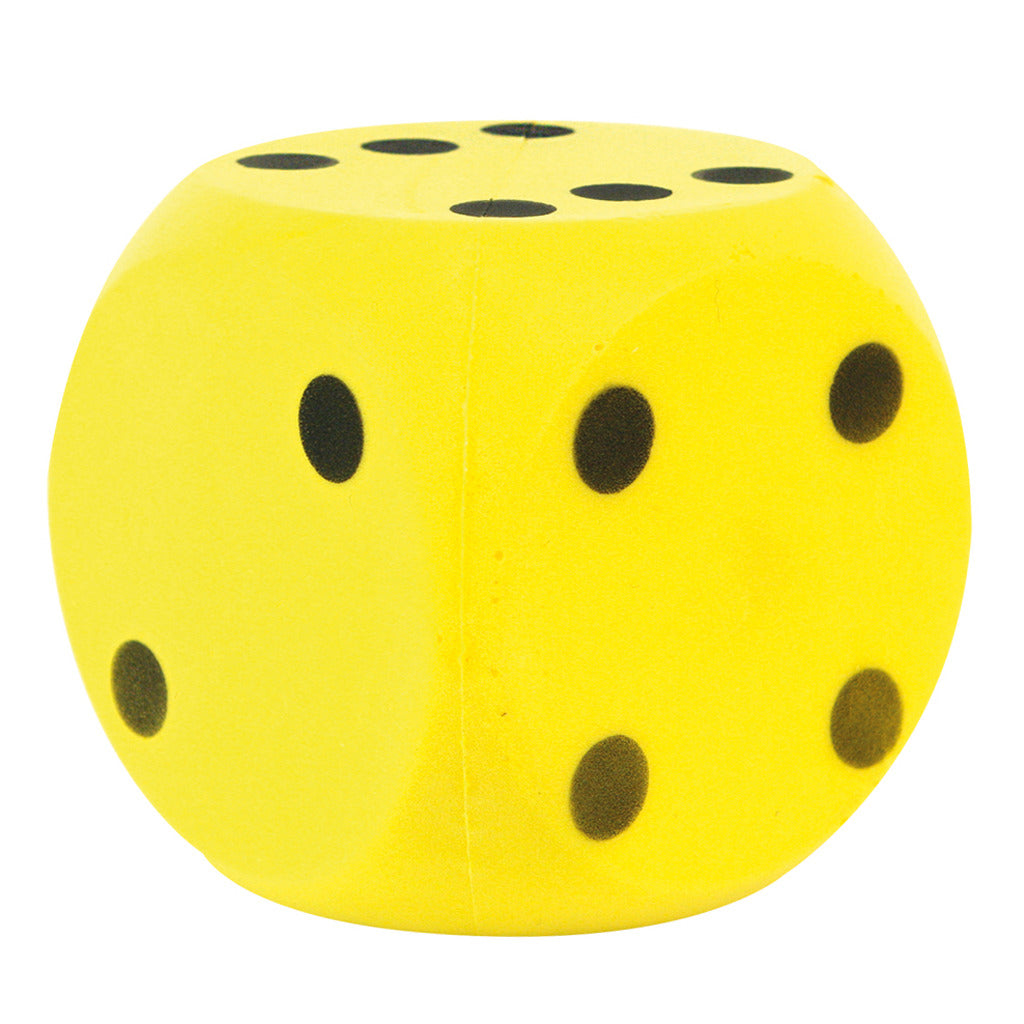 Basic Dobbelsteen Soft Geel 16 Cm Dobbelspellen Joy&Bloom