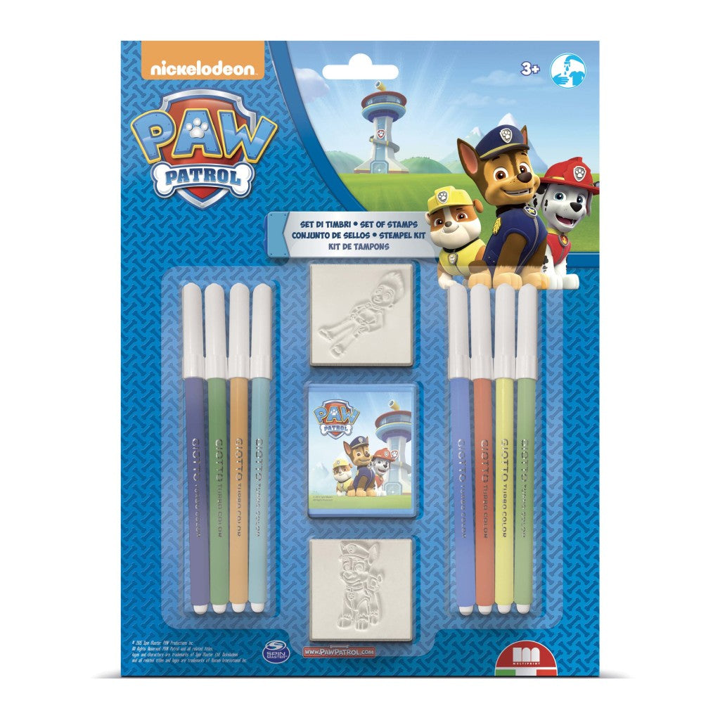 Paw Patrol Kleur- En Stempelset 11-Delig Default Title Stempel Sets Joy&Bloom
