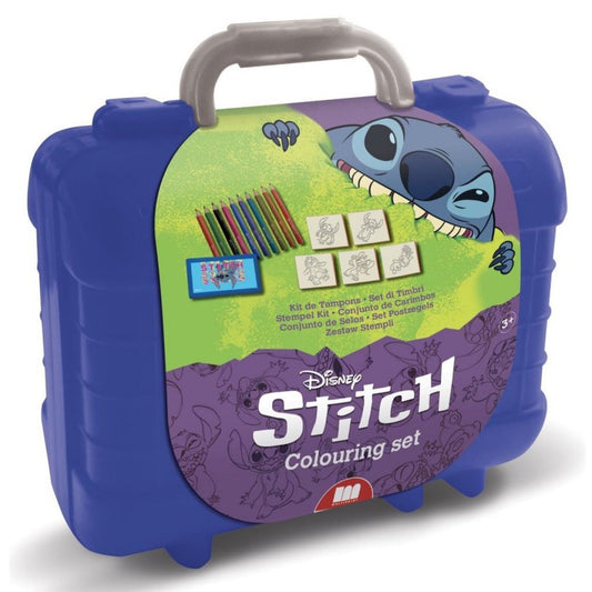 Disney Stitch Kleuren Stempel Kofferset Default Title Kleursets Joy&Bloom