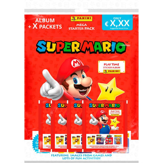 Super Mario Sticker 2 Starter Pack Default Title Stickerboeken + Sets Joy&Bloom