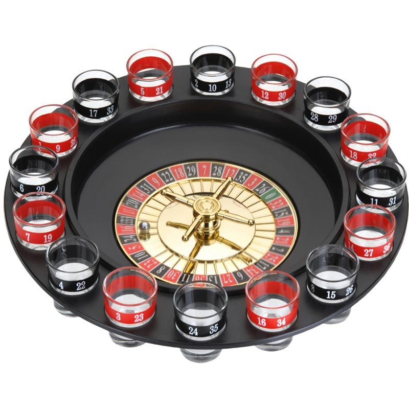 Roulette Drankspel - 16 Shotglaajes Default Title Spellen & Puzzels Joy&Bloom