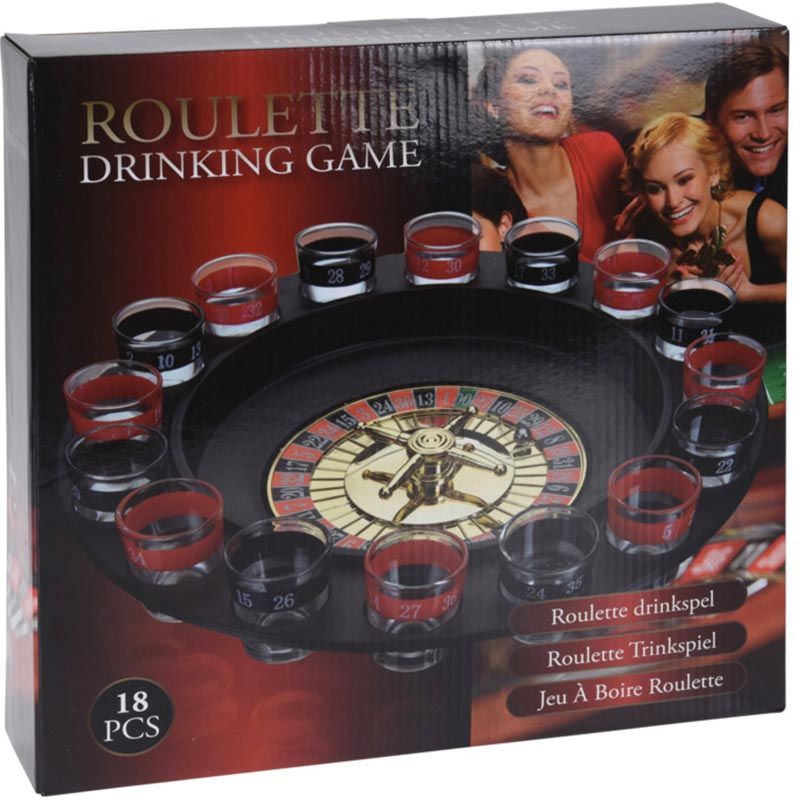 Roulette Drankspel - 16 Shotglaajes Spellen & Puzzels Joy&Bloom