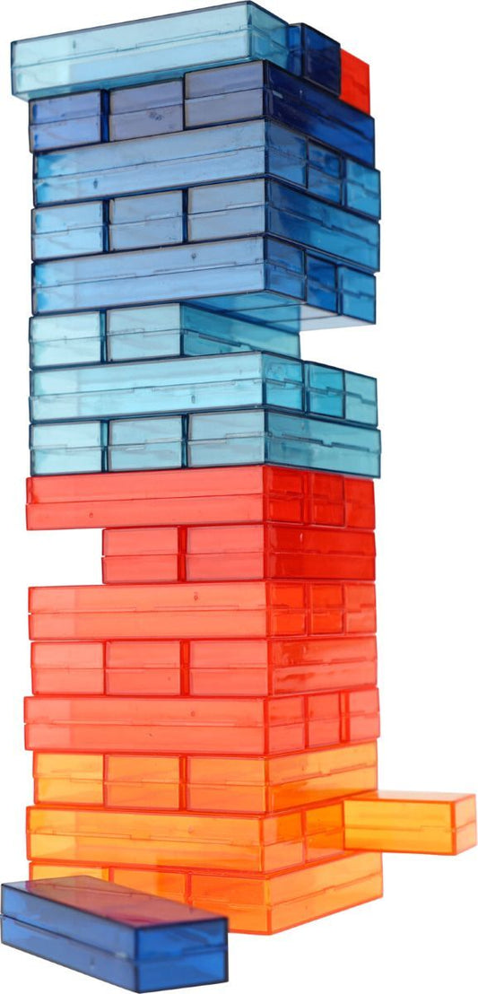 Stapeltoren Transparant - 48 Blokjes Default Title Spellen & Puzzels Joy&Bloom