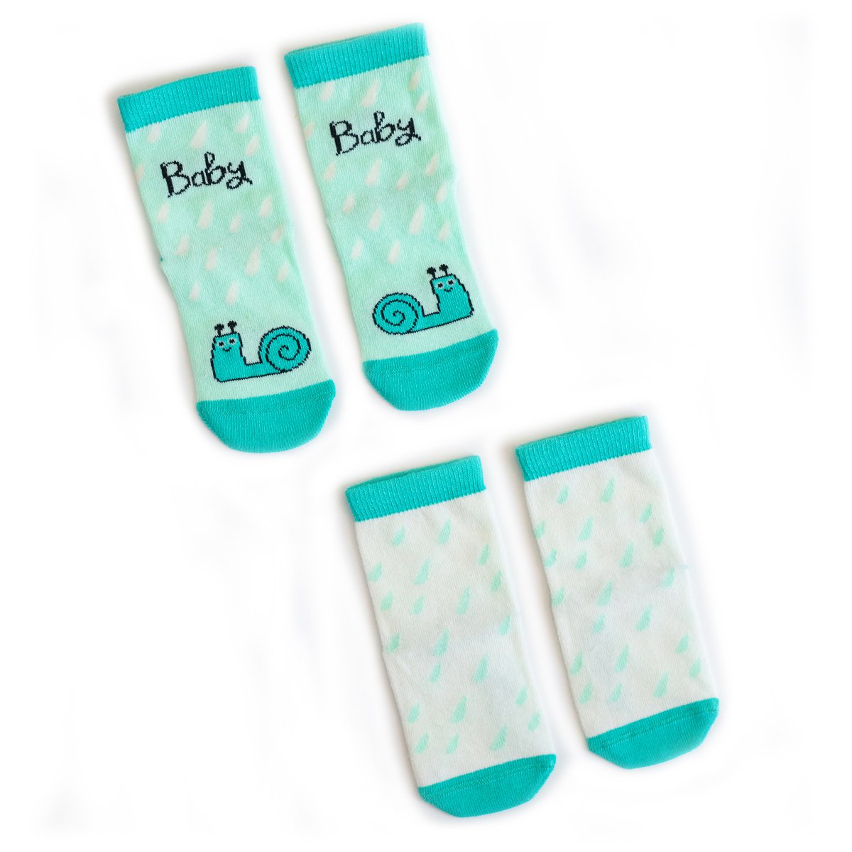 Milk&Moo Cacha Kikker en Sangaloz 4-delige babysokjesset, 0-12 maanden Joy&Bloom