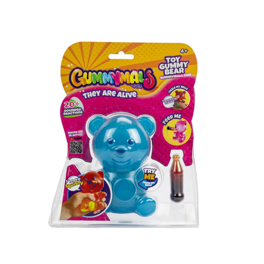 Jiggly Pets Gummymals Gummy Bear 12 Cm + Licht En Geluid Blauw Default Title Actiefiguren/Speelfiguren Joy&Bloom