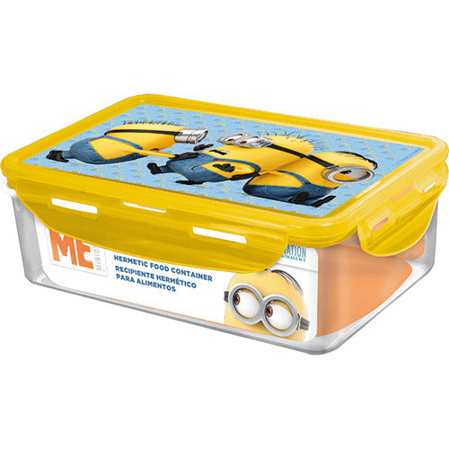 Minions Bewaardoos Met Clips 1070Ml Default Title Schoollunch Joy&Bloom