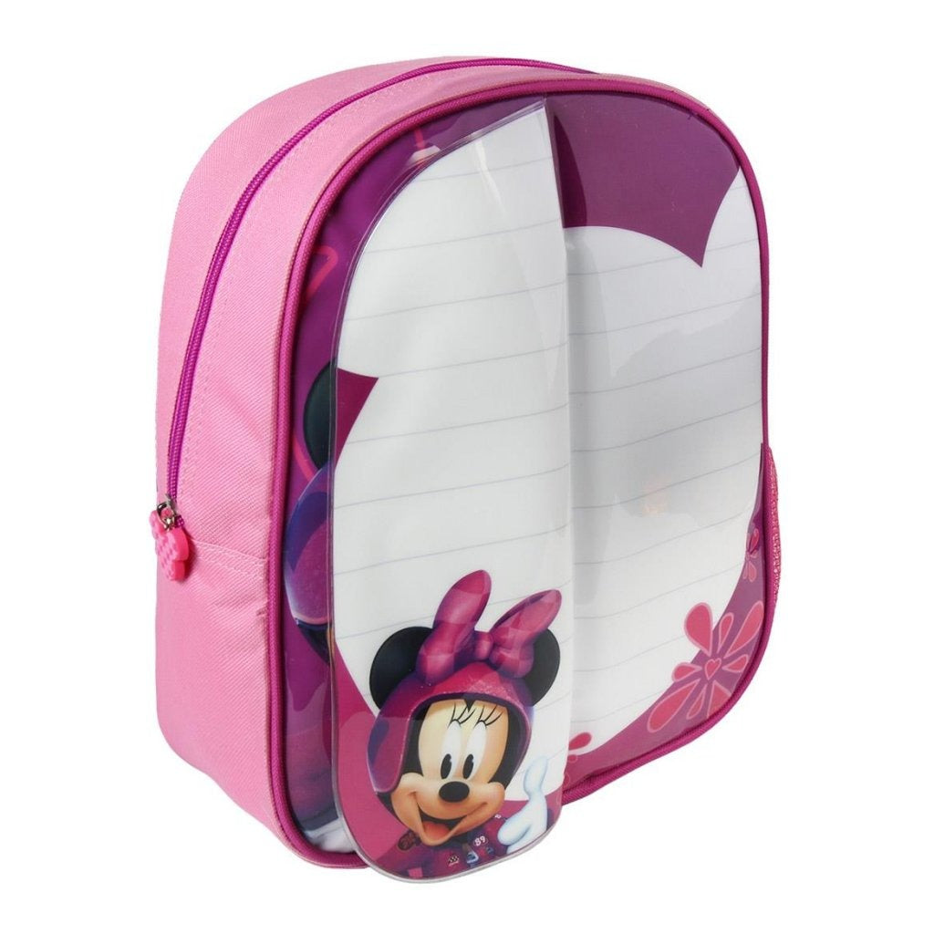 Cerda Disney Minnie Mouse Rugzak Met Schrijfgedeelte + 2 Markers 25X31X10 Cm Roze Rugzakken en Tassen Joy&Bloom