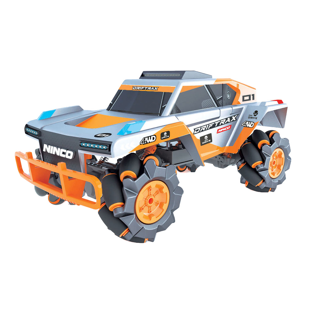 Ninco Rc Drift Trax Auto 34X18X15.8 Cm Grijs/Oranje Default Title Radiografisch Bestuurbaar Joy&Bloom