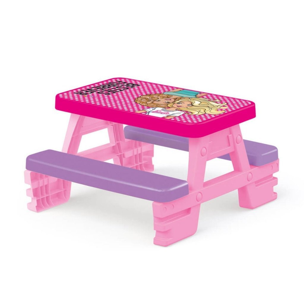 Dolu Barbie Picknicktafel 79X69X42 Cm Roze/Paars Default Title Picknicktafels Joy&Bloom