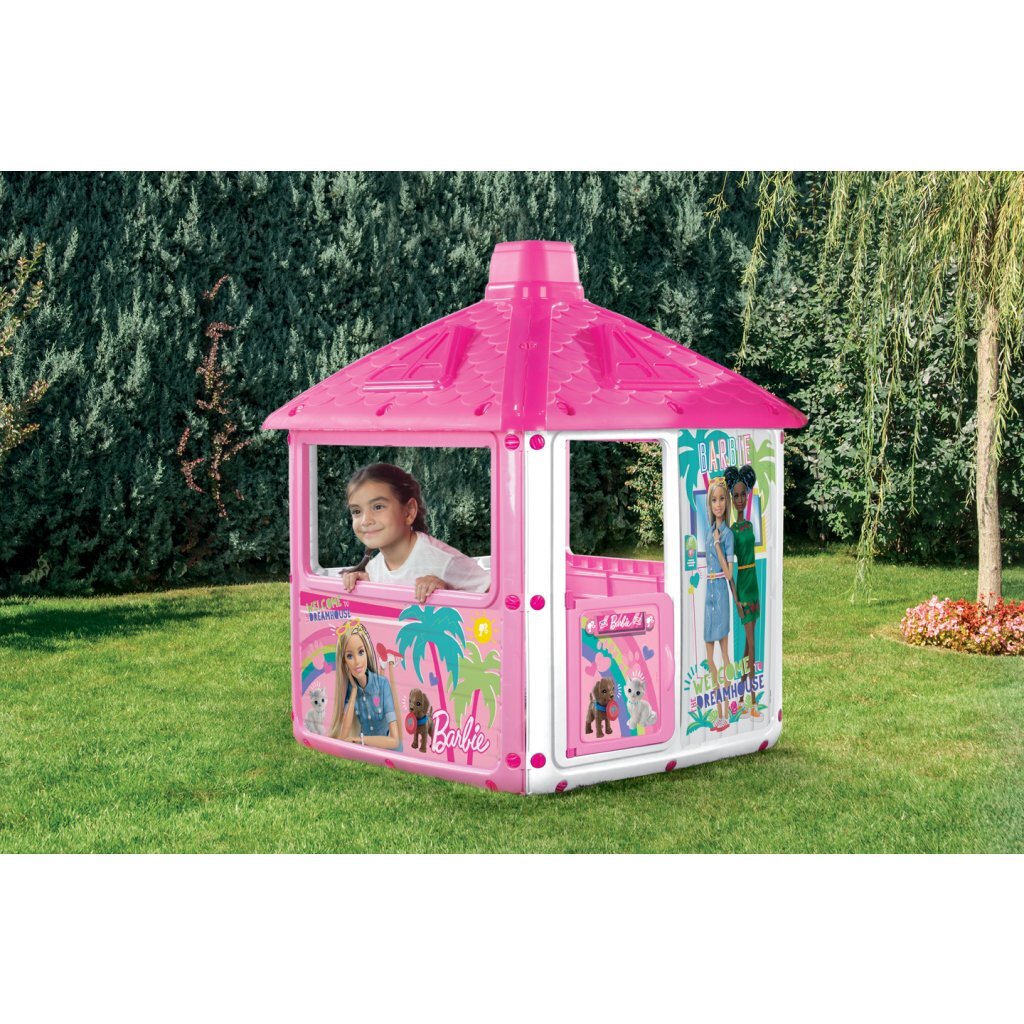 Barbie City Speelhuis 132X104X104 Cm Roze/Wit Speelhuizen Joy&Bloom