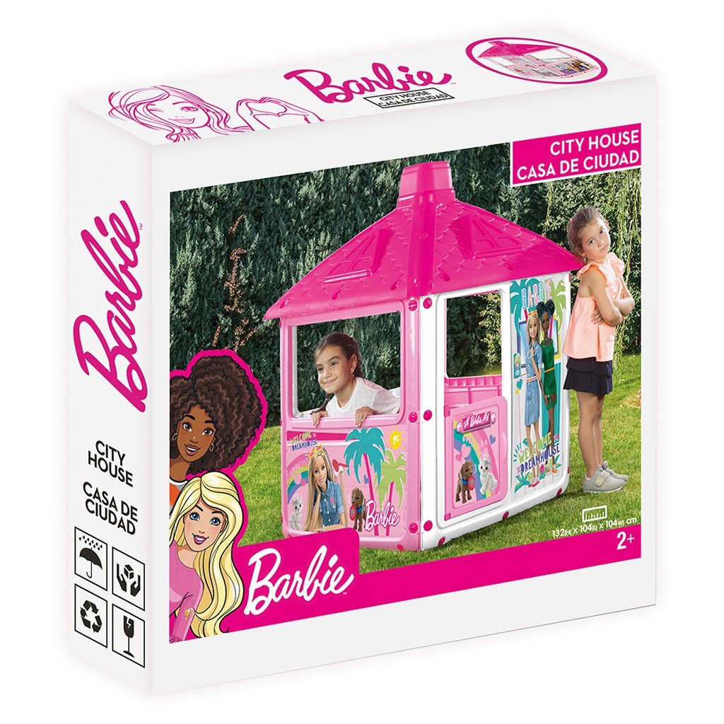 Barbie City Speelhuis 132X104X104 Cm Roze/Wit Speelhuizen Joy&Bloom