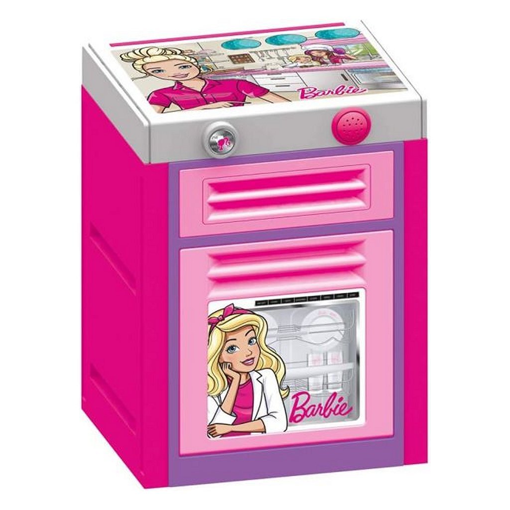Dolu Barbie Vaatwasser + Geluid Roze Huishouden & Keuken Joy&Bloom