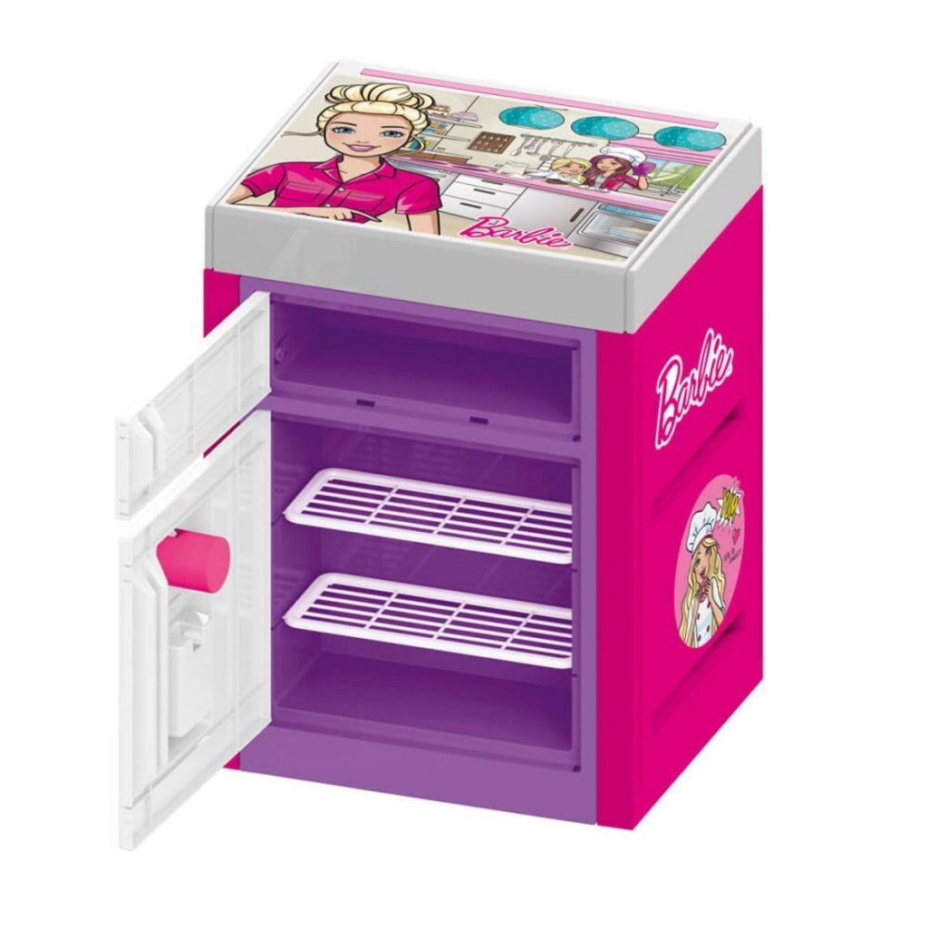 Dolu Barbie Koelkast + Geluid Roze/Paars Huishouden & Keuken Joy&Bloom