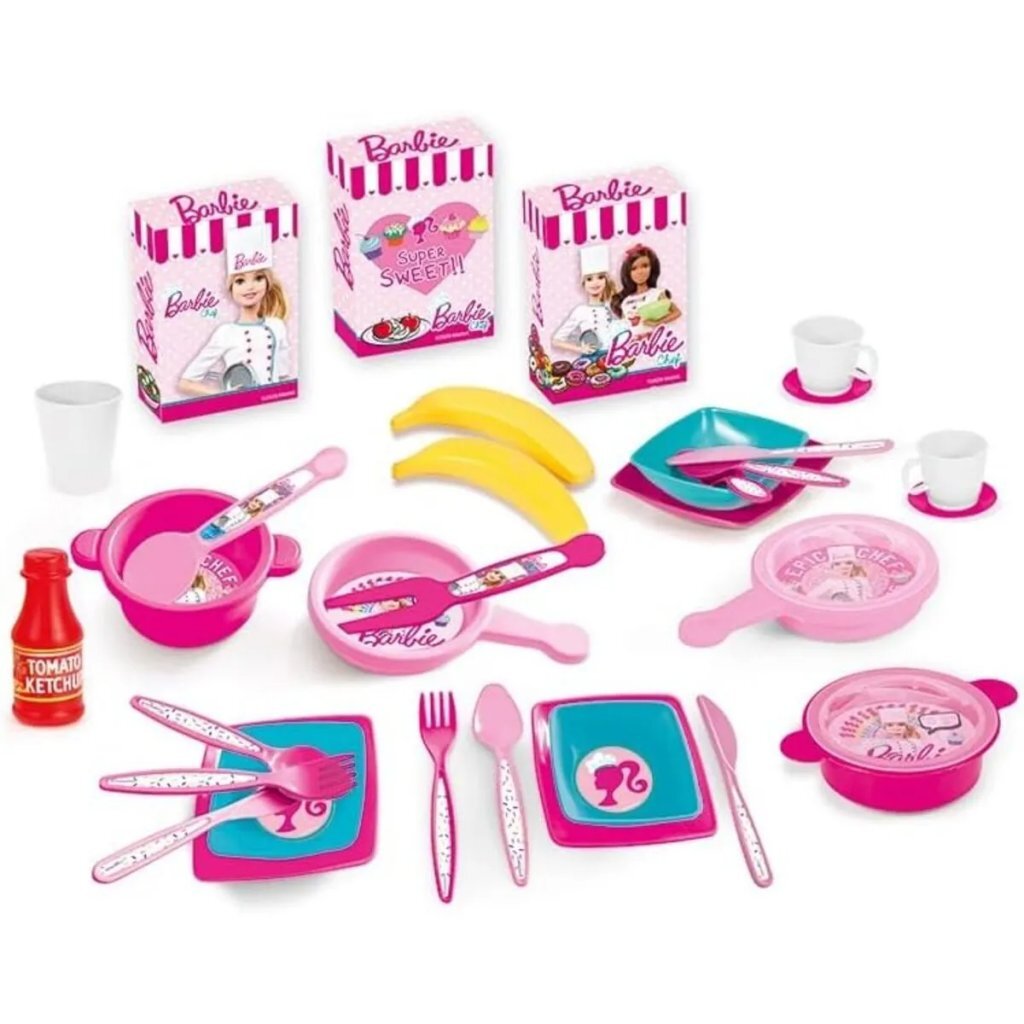 Dolu Barbie Speelkeuken + Geluid Roze Keukens Joy&Bloom