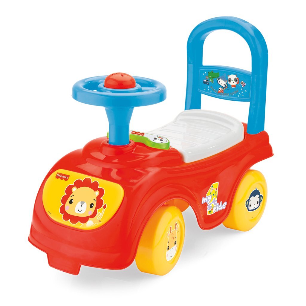Fisher Price Loopauto + Toeter Rood/Blauw/Geel Default Title Loopauto's Joy&Bloom