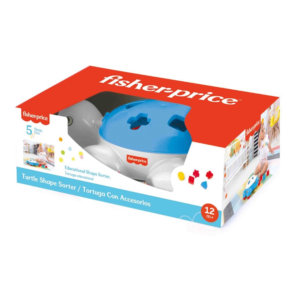 Dolu Fisher Price Schildpad Vormenstoof Sorteren & Stapelen Joy&Bloom