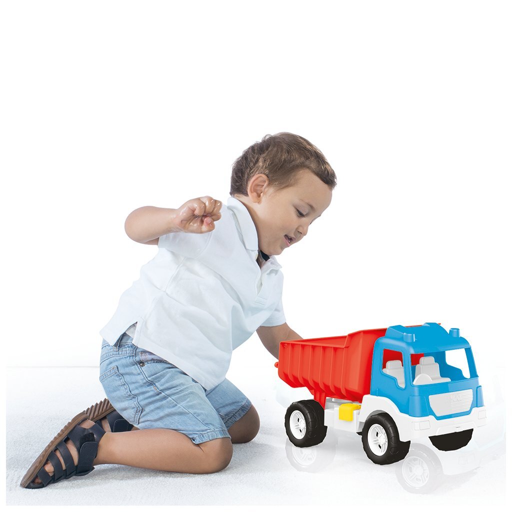 Dolu Fisher Price Kiepwagen Wit/Blauw/Rood Auto's & Voertuigen Joy&Bloom