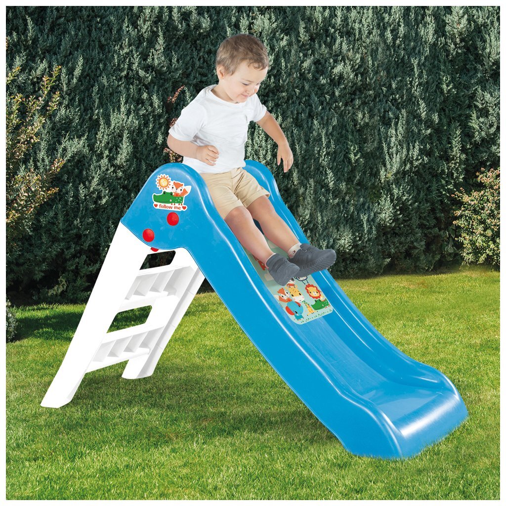 Dolu Fisher Price Glijbaan 70X111X47 Cm Blauw/Wit Glijbanen Joy&Bloom