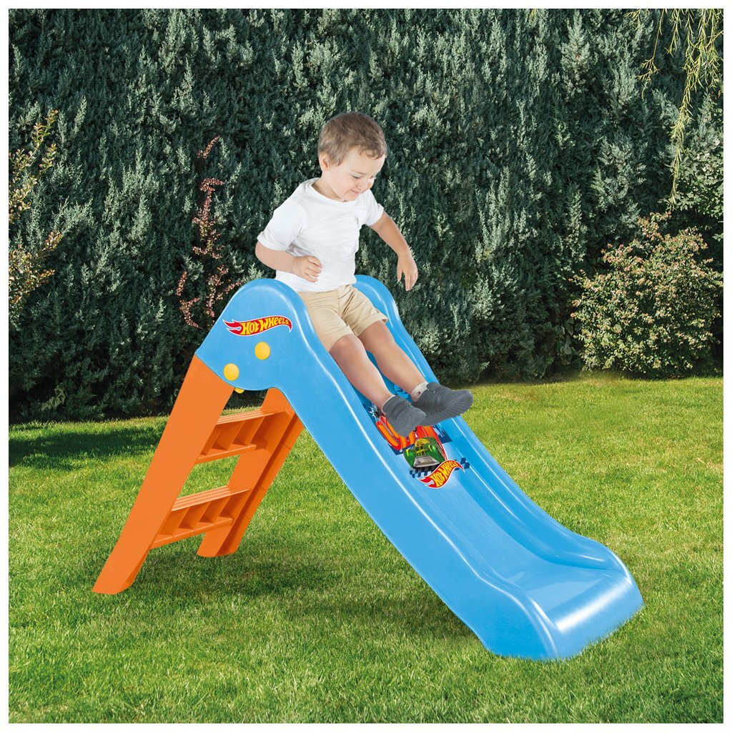 Dolu Hot Wheels Glijbaan 70X111X47 Cm Blauw/Oranje Glijbanen Joy&Bloom