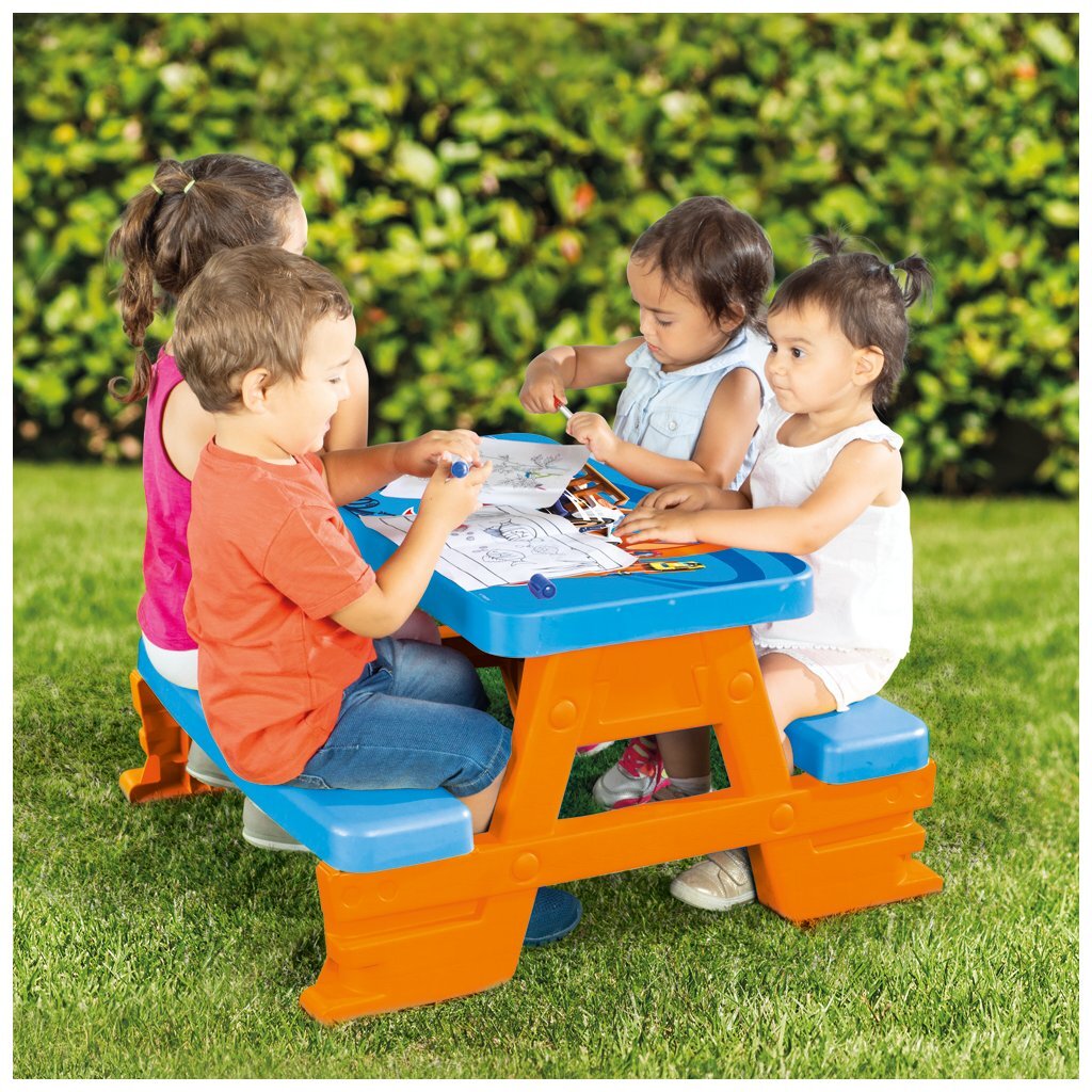 Dolu Hot Wheels Picknicktafel Blauw/Oranje Picknicktafels Joy&Bloom