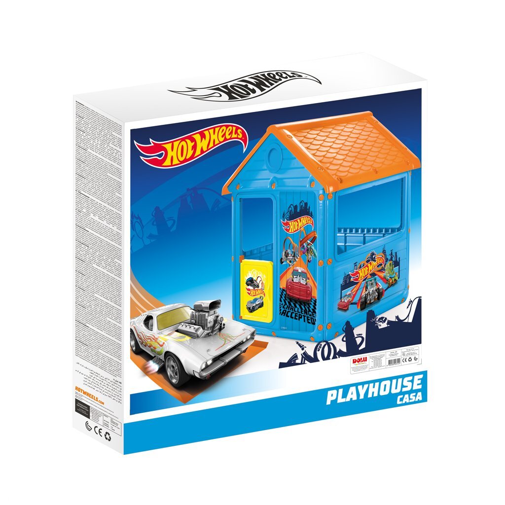 Dolu Hot Wheels Speelhuis 125X100X104 Cm Blauw/Oranje Speelhuizen Joy&Bloom
