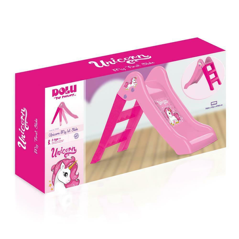 Dolu Glijbaan 70X111X47Cm Unicorn Roze Glijbanen Joy&Bloom