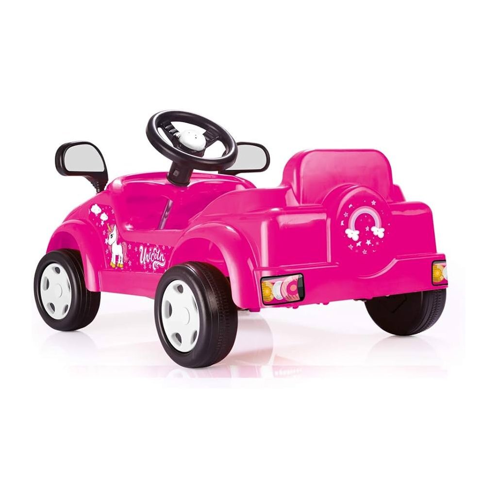 Dolu Eenhoorn Trapauto Roze Loopauto's Joy&Bloom