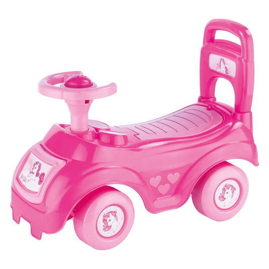 Dolu Eenhoorn Loopauto + Toeter 49X20X37 Cm Roze Default Title Loopfietsen/Loopmotoren Joy&Bloom