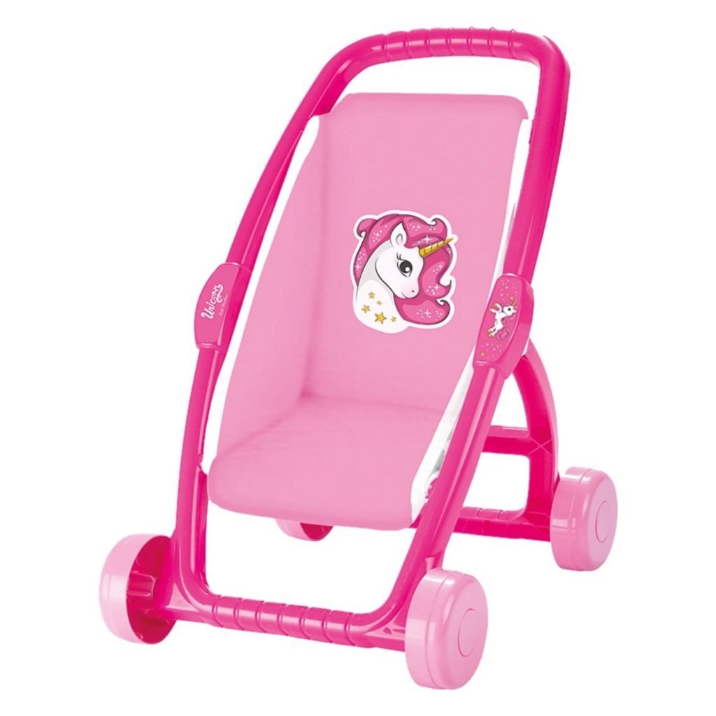 Dolu Eenhoorn Kinderwagen Roze Default Title Poppenwagens Joy&Bloom