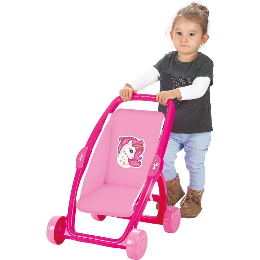 Dolu Eenhoorn Kinderwagen Roze Poppenwagens Joy&Bloom